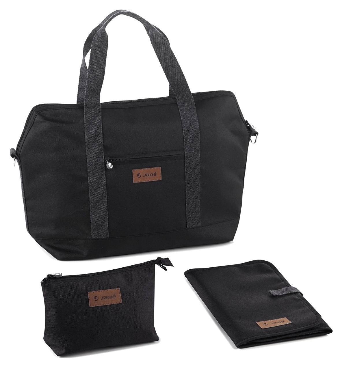 Jane Weekend Bag with changing mat and wash bag.