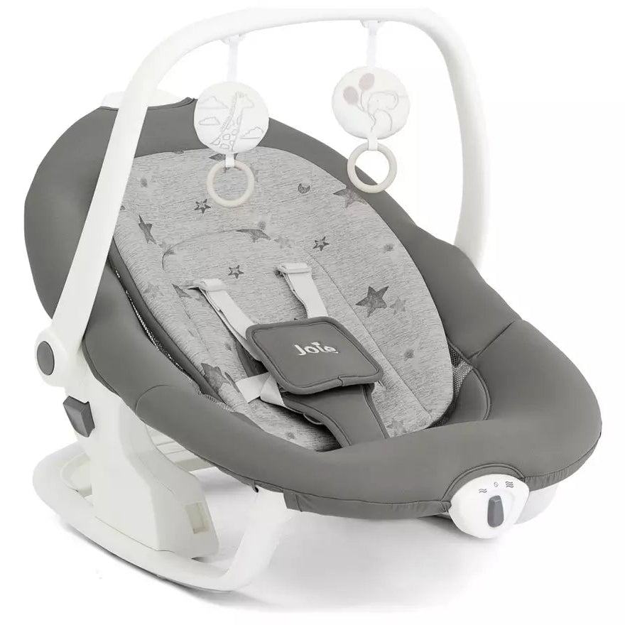 Joie Serina 2in1 Baby Swing & Rocker with Vibration & Lullabies - Cosmo Grey