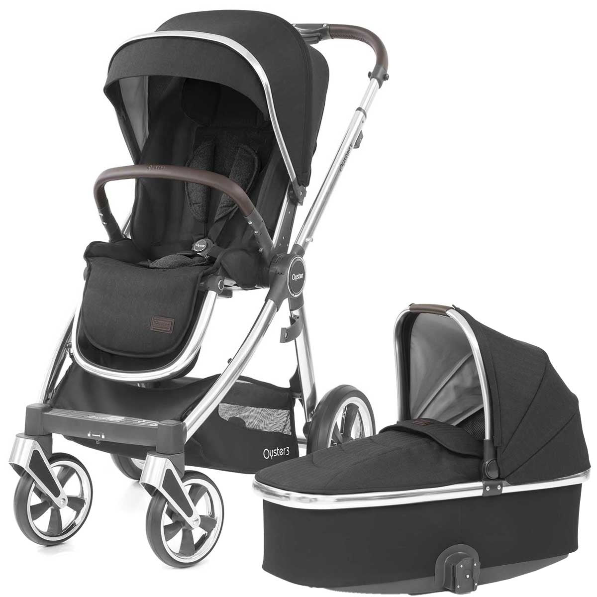 BabyStyle Oyster 3 Pram, Caviar