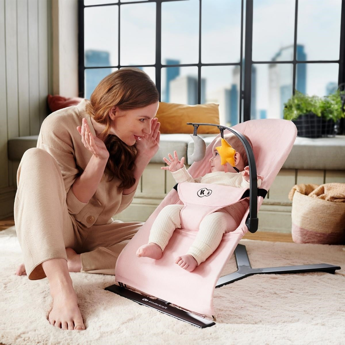 Kinderkraft Mimi Bouncer with toy bar