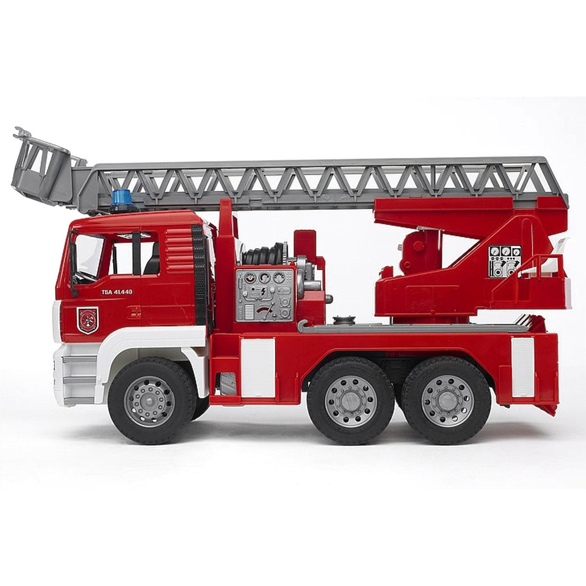 Bruder MAN Fire Engine Toy Truck with Water Pump, Lights and Sound Module