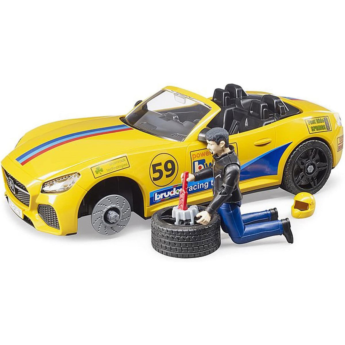 Bruder RAM 2500 Power Wagon, Trailer & Roadster Racing Team – 1:16 Scale