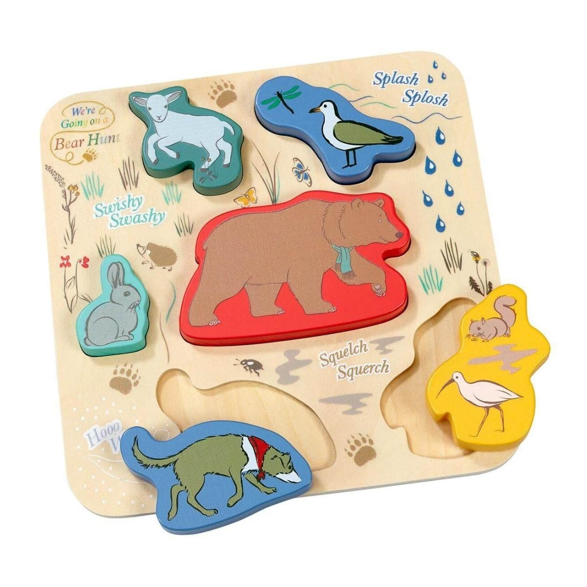 Rainbow Designs We’re Going On a Bear Hunt Wooden Shape Puzzle