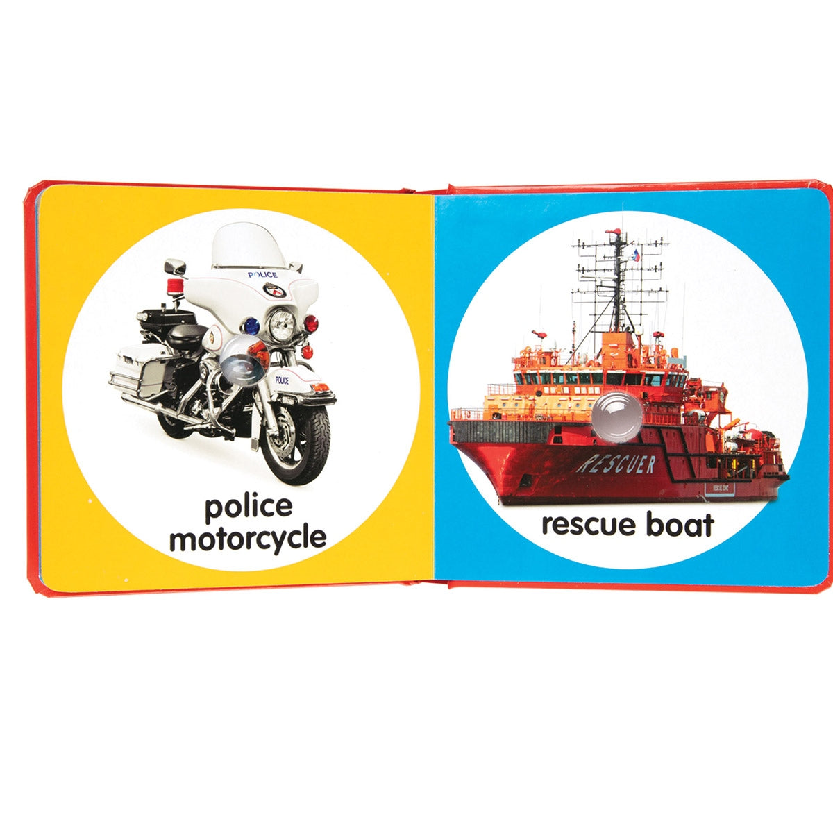 Melissa & Doug Poke-A-Dot Interactive Book, Emergency Vehicles