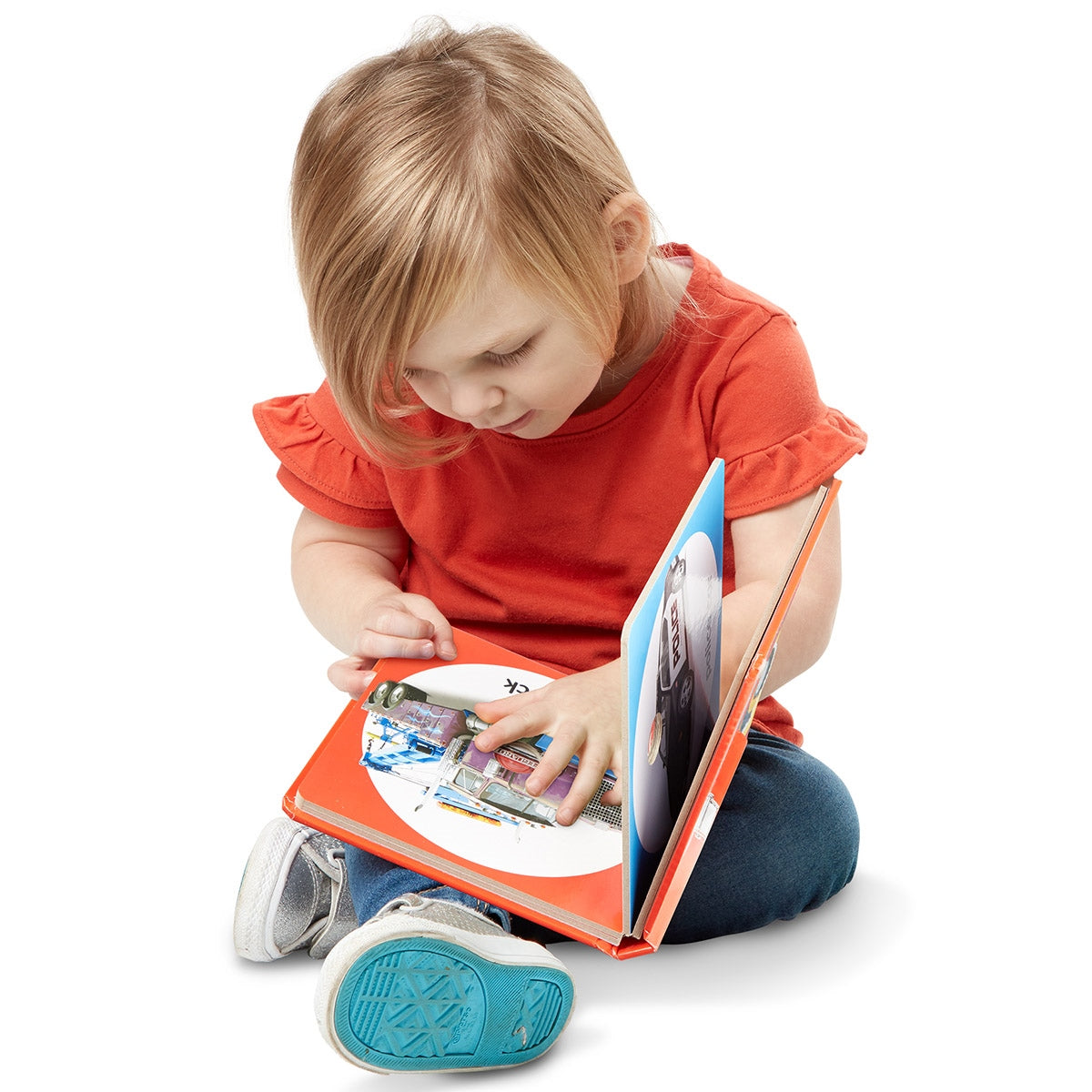 Melissa & Doug Poke-A-Dot Interactive Book, Emergency Vehicles