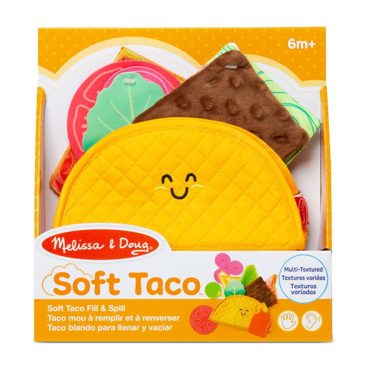 Melissa & Doug Touch & Feel Taco Soft Toy