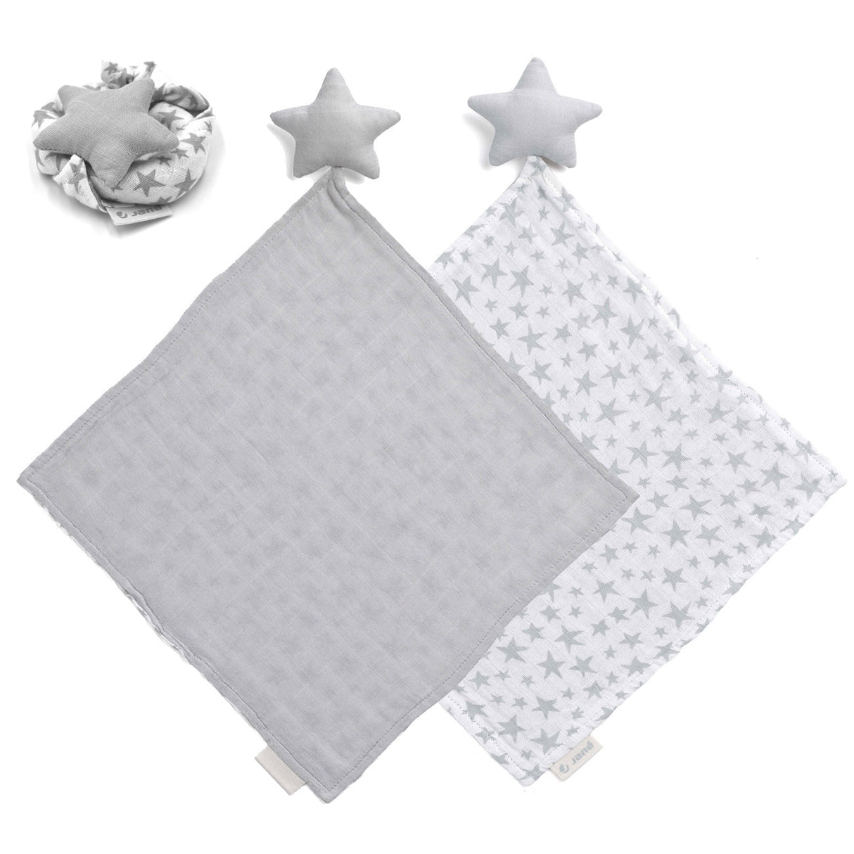 Jane Dou-Dou Reversible Bamboo Baby Security Blanket