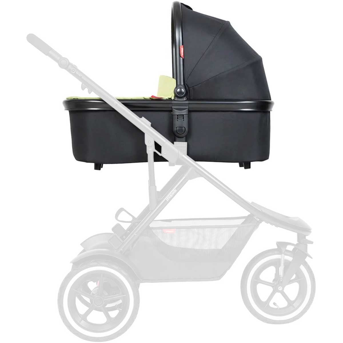 Phil & Teds Snug Carrycot with Apron, Black