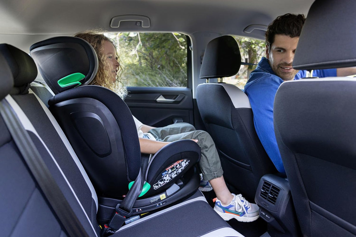 Bebe Confort Atlas 360 Swivel Car Seat, 0-12 years, Jet Black