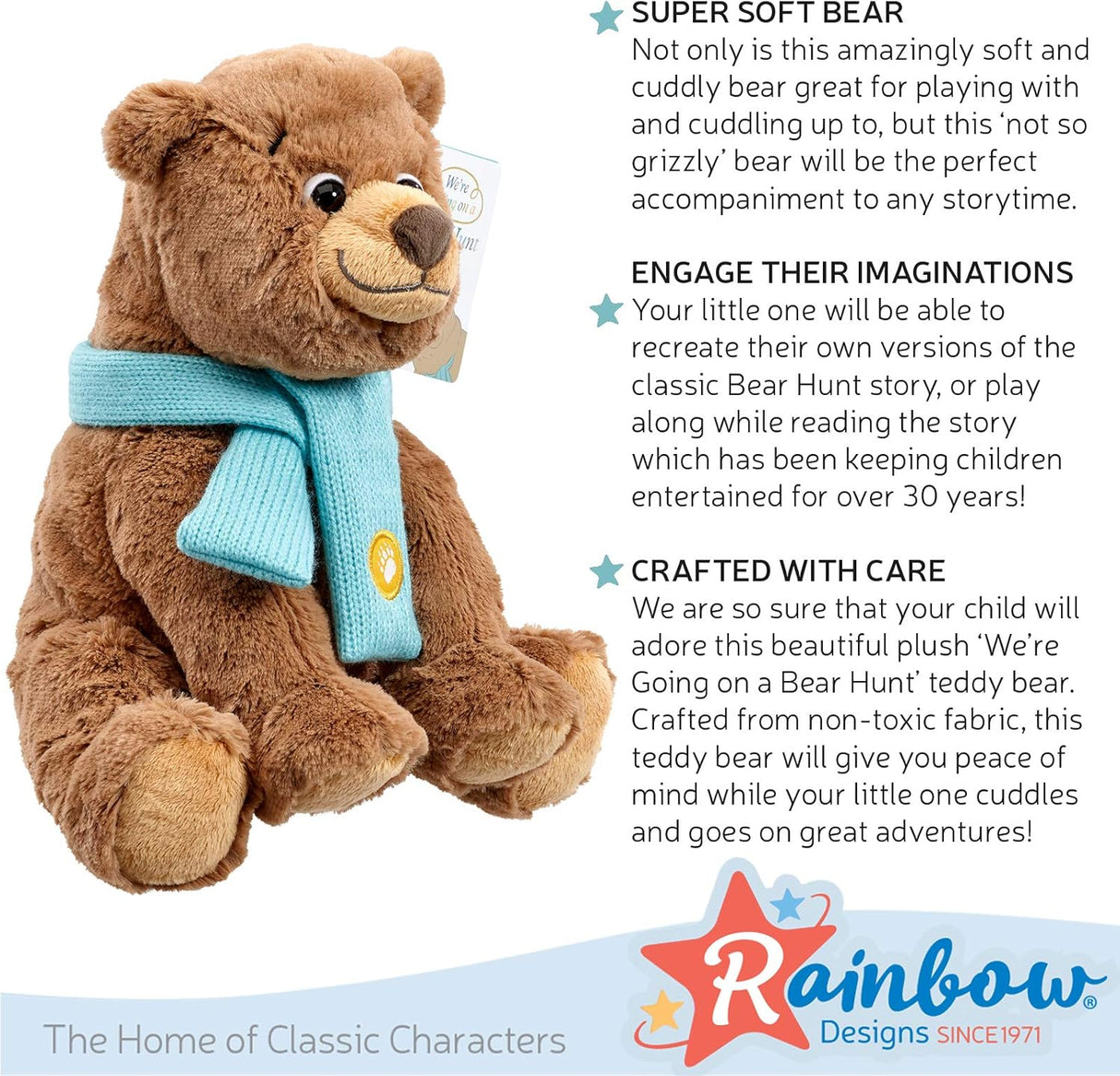 Rainbow Designs We're Going On a Bear Hunt Soft Toy