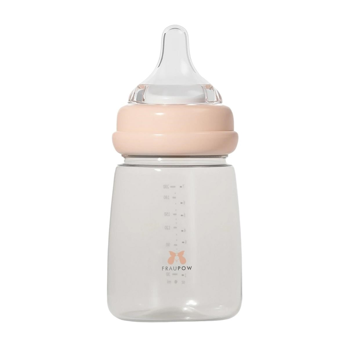 Fraupow Leak-Proof Milk Storage and Baby Feeding Bottles, 200ml, Pack of 3
