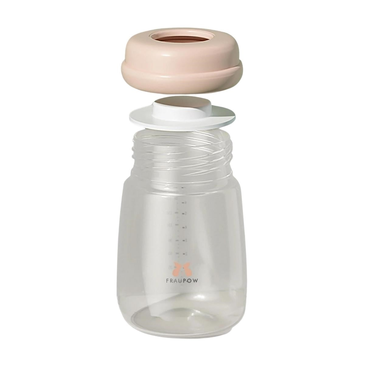 Fraupow Leak-Proof Milk Storage and Baby Feeding Bottles, 200ml, Pack of 3