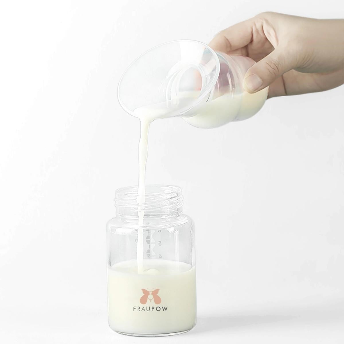 Fraupow Manual Breast Pump + Milk Collector
