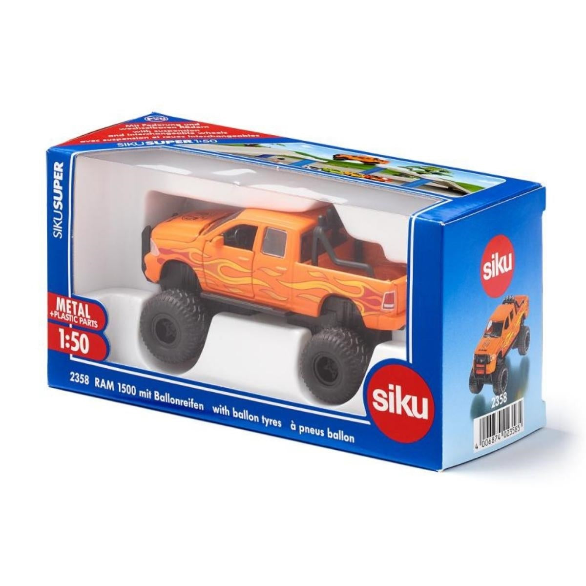 Siku Dodge RAM 1500 Monster Truck with balloon tyres