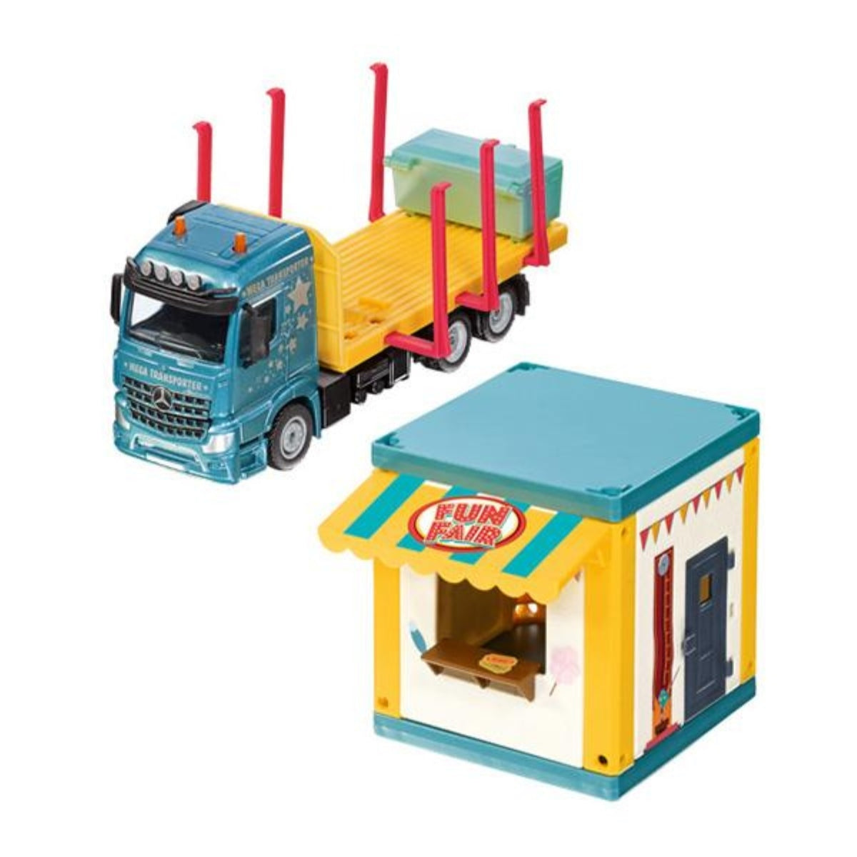 Siku Mercedes-Benz Mobile Prefab House Transporter