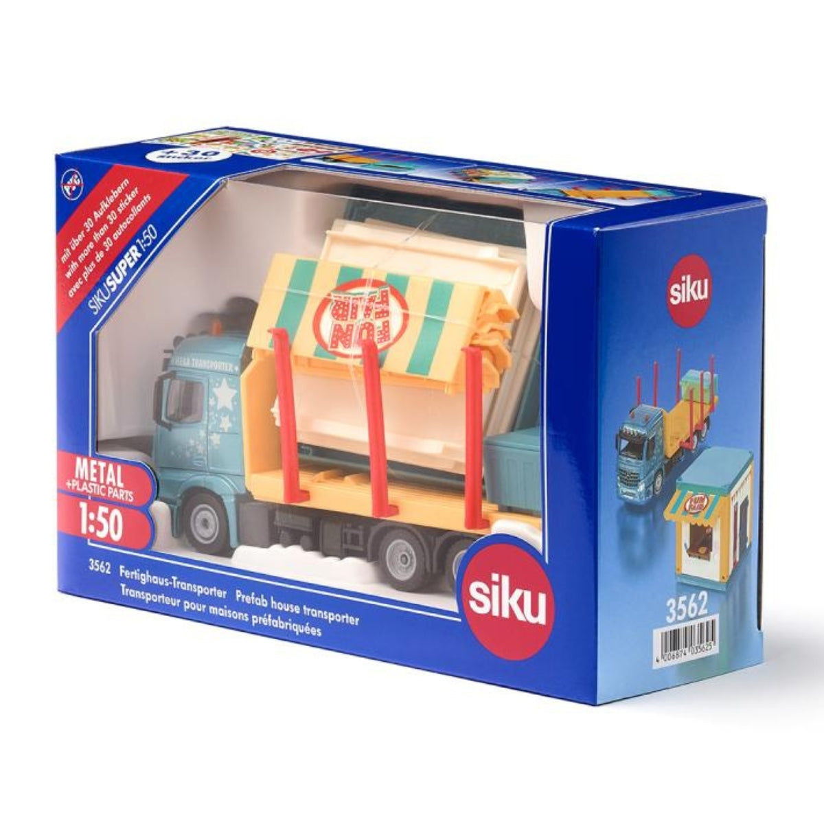 Siku Mercedes-Benz Mobile Prefab House Transporter