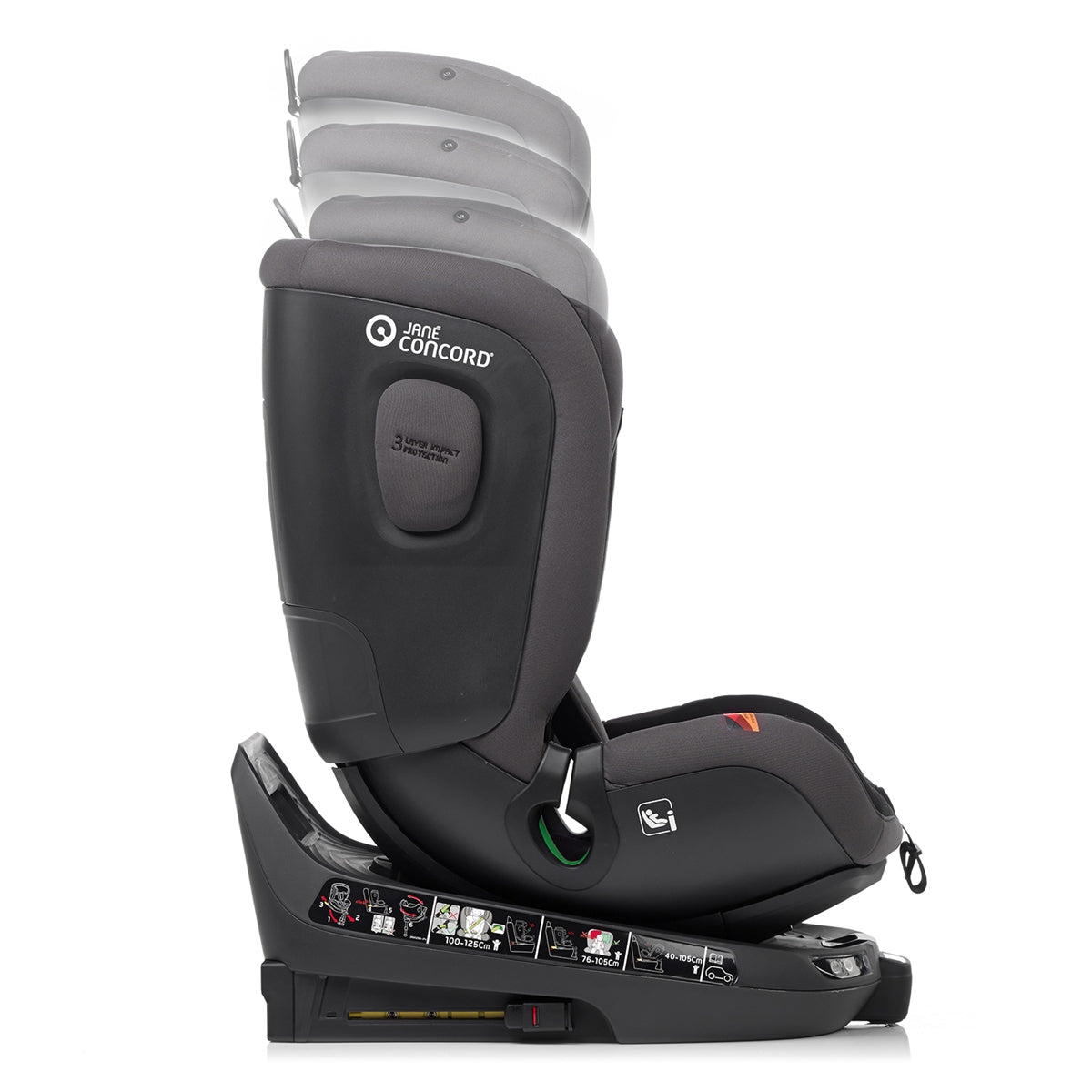 Jane iTourer 360° Swivel i-Size Car Seat, 0-7 Years