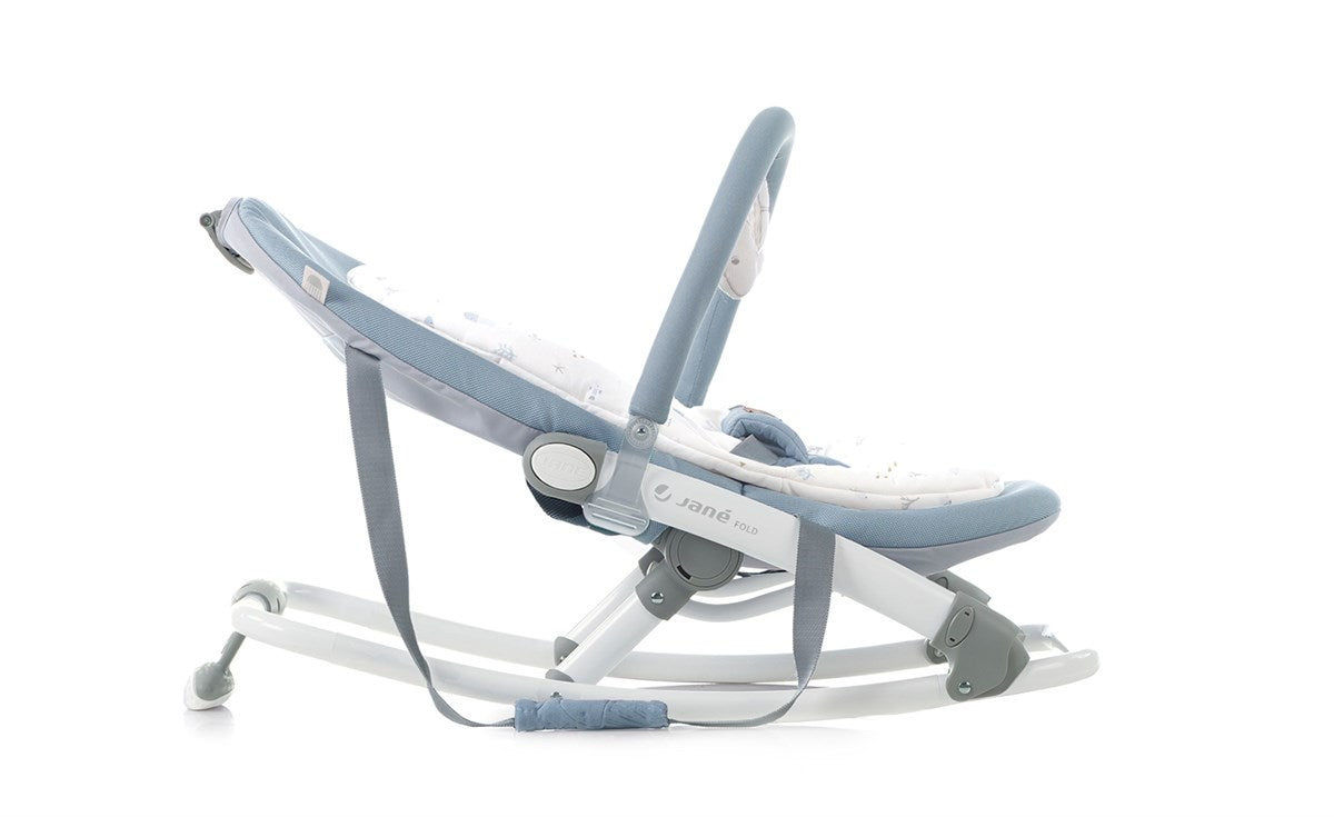 Jane Fold Rocker with toys arch