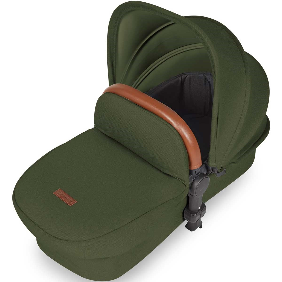 Ickle Bubba Stomp Luxe All-in-One Premium i-Size Travel System with ISOFIX Base, Bronze / Woodland / Tan