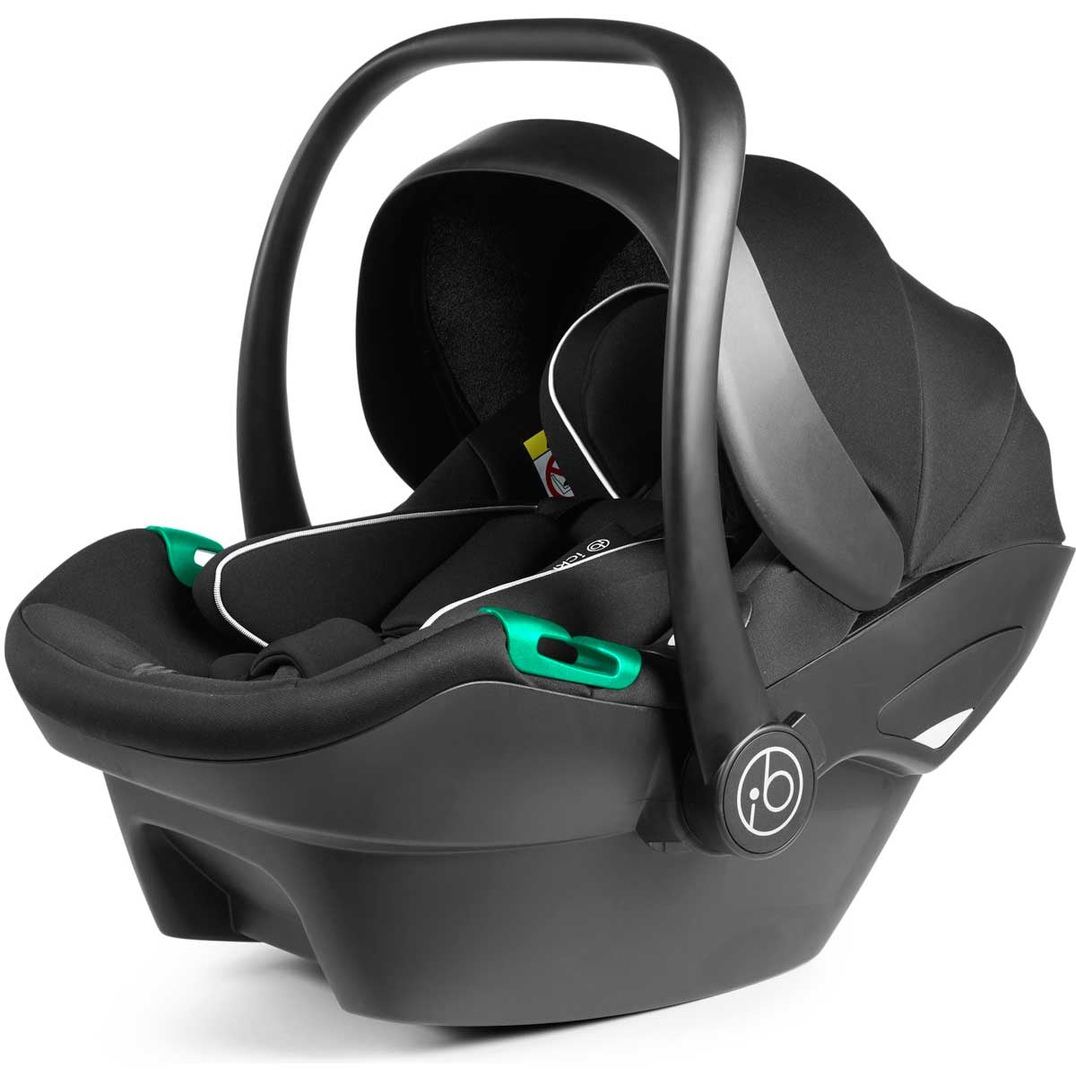 Ickle Bubba Stomp Luxe All-in-One Premium i-Size Travel System with ISOFIX Base, Black / Desert / Black