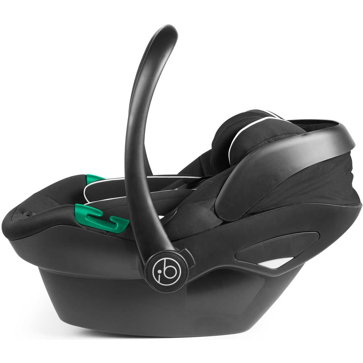 Ickle Bubba Cosmo All-in-One i-Size Travel System with ISOFIX Base, Black / Graphite Grey / Tan