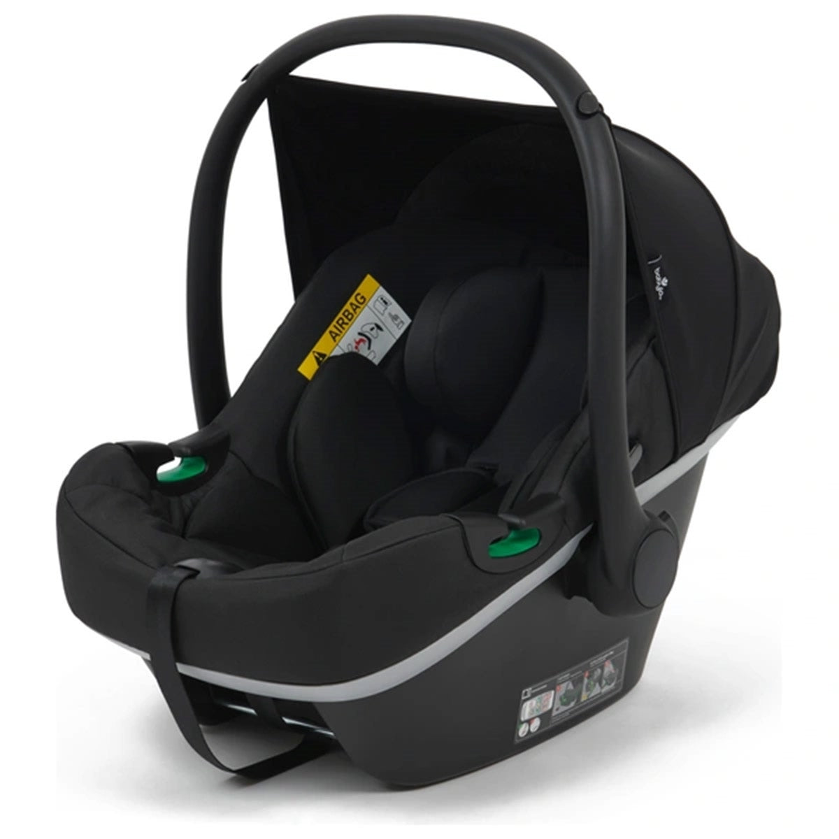 BabyLo Panorama XTi Premium Travel System & Starter Nursery Bundle including Isofix Base, Grey on Silver Chassis