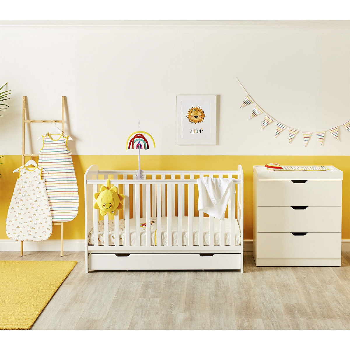 Ickle Bubba The Rainbow Dreams Collection 10 Piece Nursery Starter Set