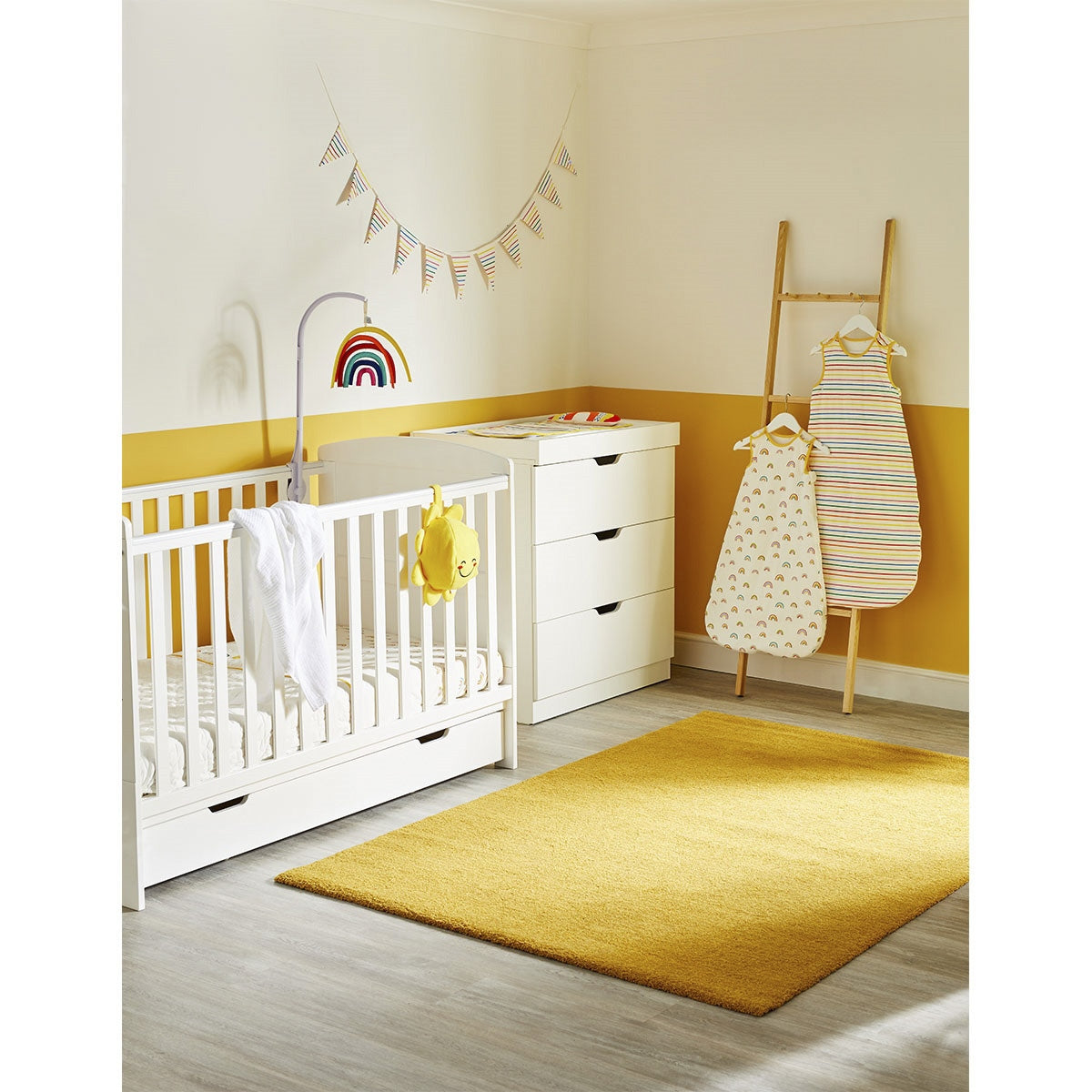 Ickle Bubba The Rainbow Dreams Collection 10 Piece Nursery Starter Set