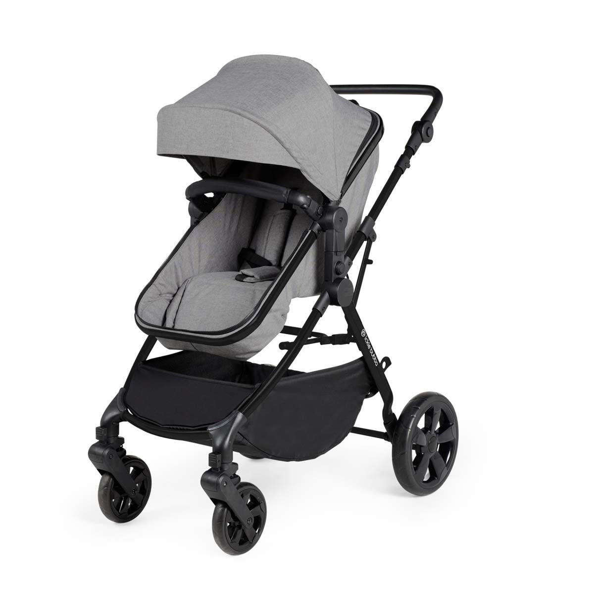 Ickle Bubba Comet 2-In-1 Pram & Pushchair - Black / Space Grey / Black