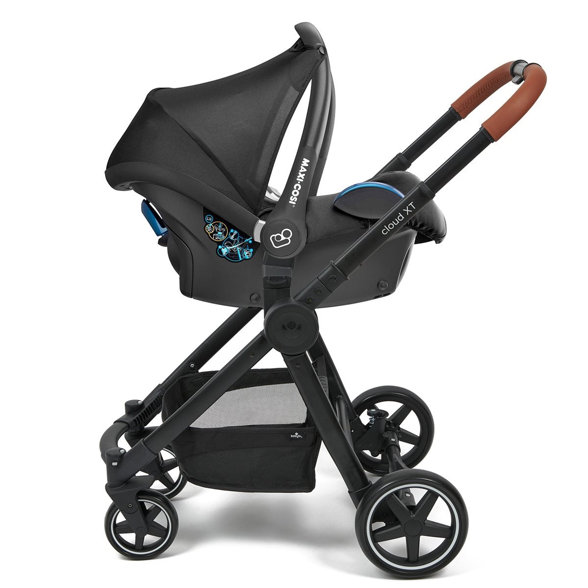 BabyLo Cloud XT 3in1 Travel system, Black