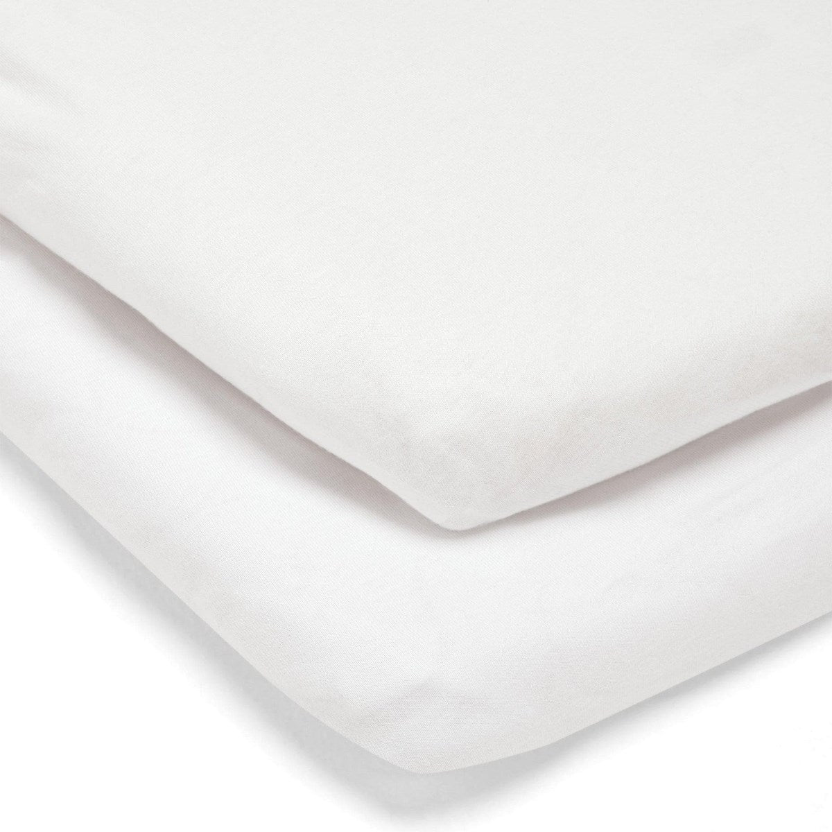 Mamas & Papas 2 Pack Fitted Sheets, White