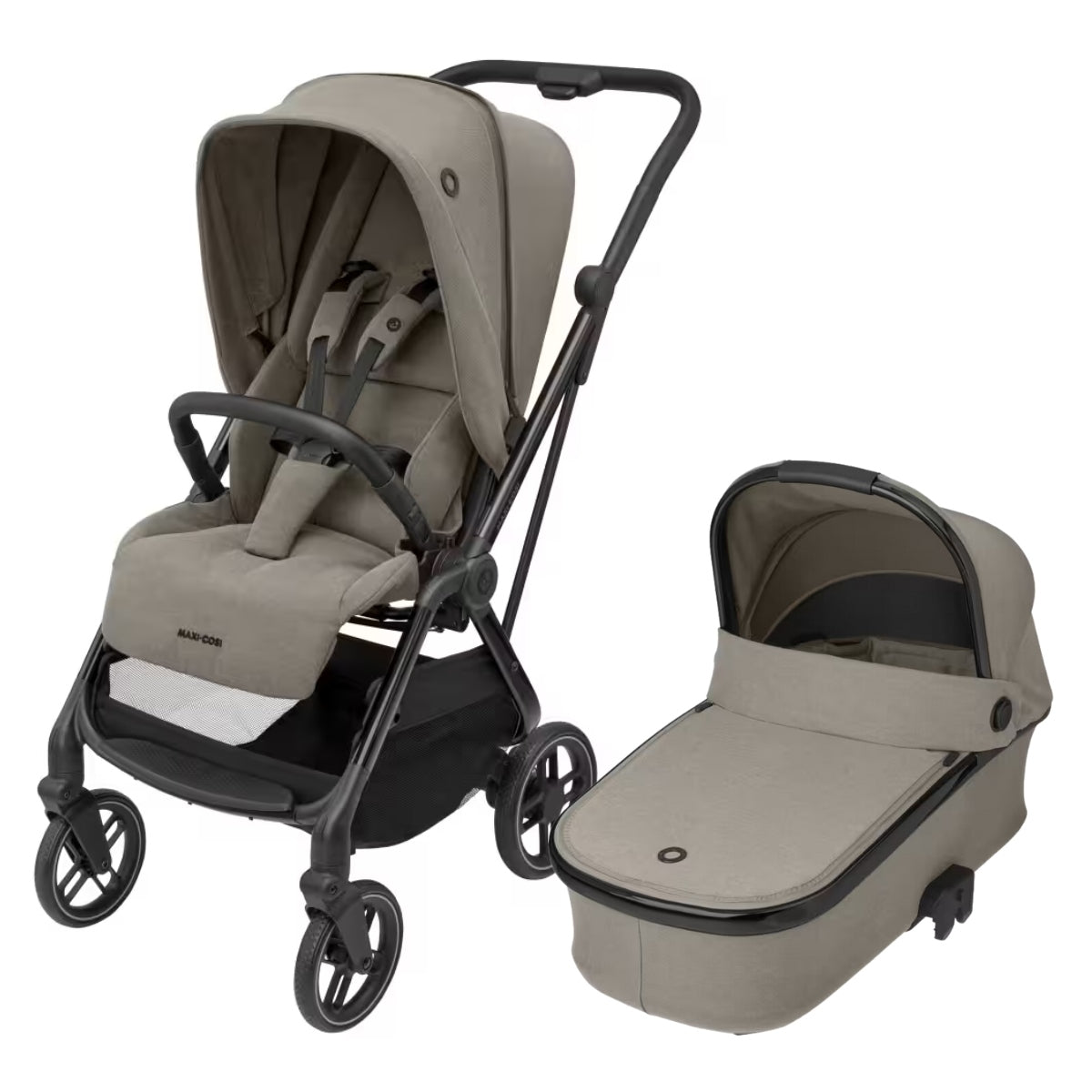 Maxi-Cosi Leona2 Luxe Pram & Carrycot, Twillic Truffle