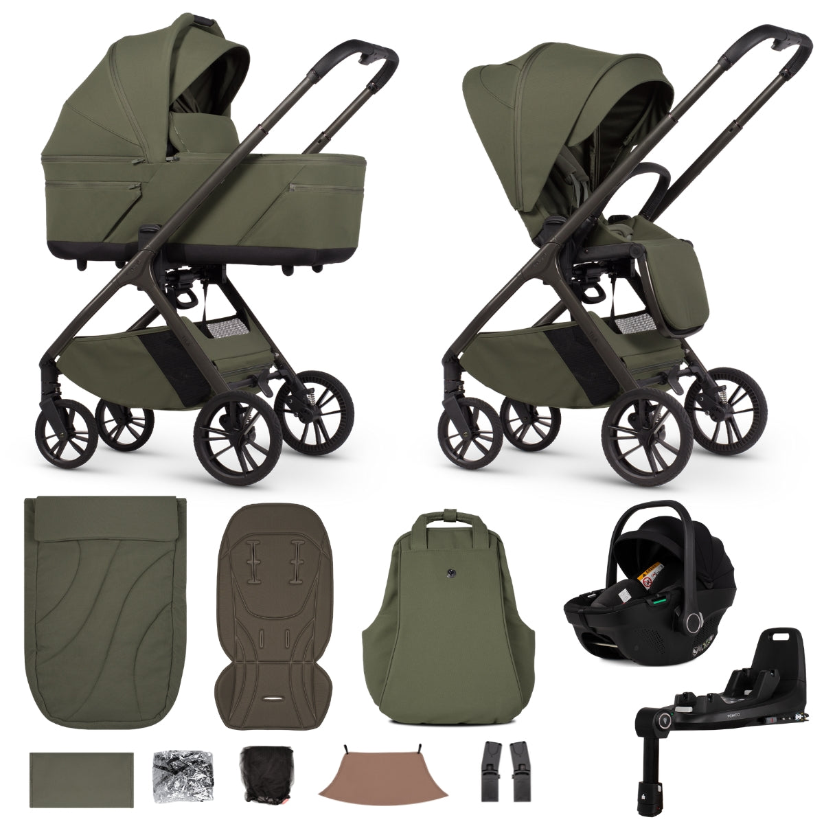 Venicci Tila 4-in-1 with Tiago 360 Car Seat & Base