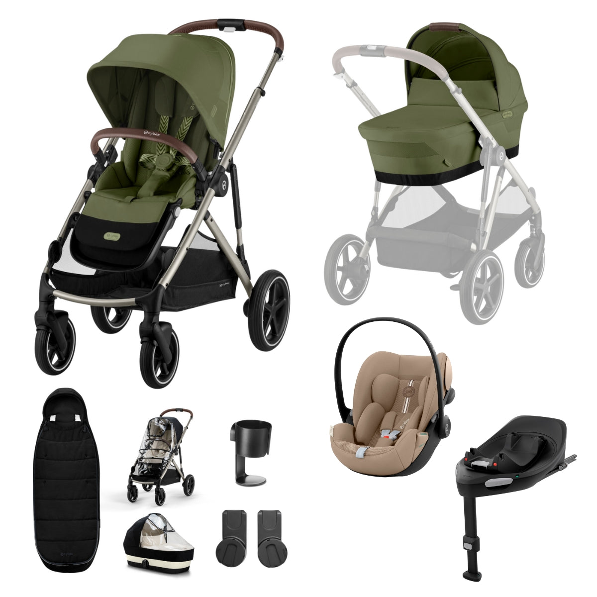 Cybex Gazelle S 11 Piece Travel System Bundle with Cloud G Plus