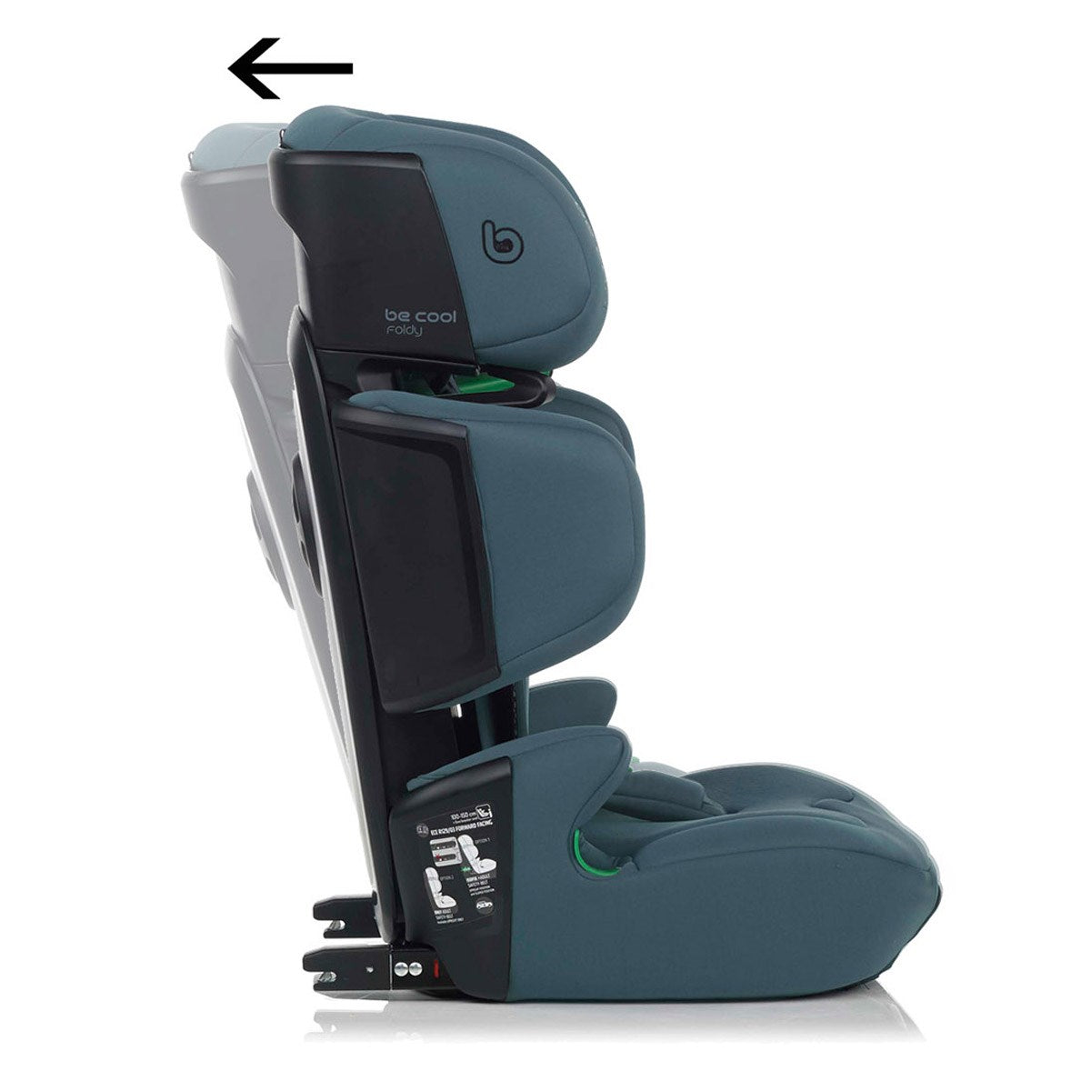Be Cool Foldy i-Size Car Seat 100-150cm, 3.5-12 years