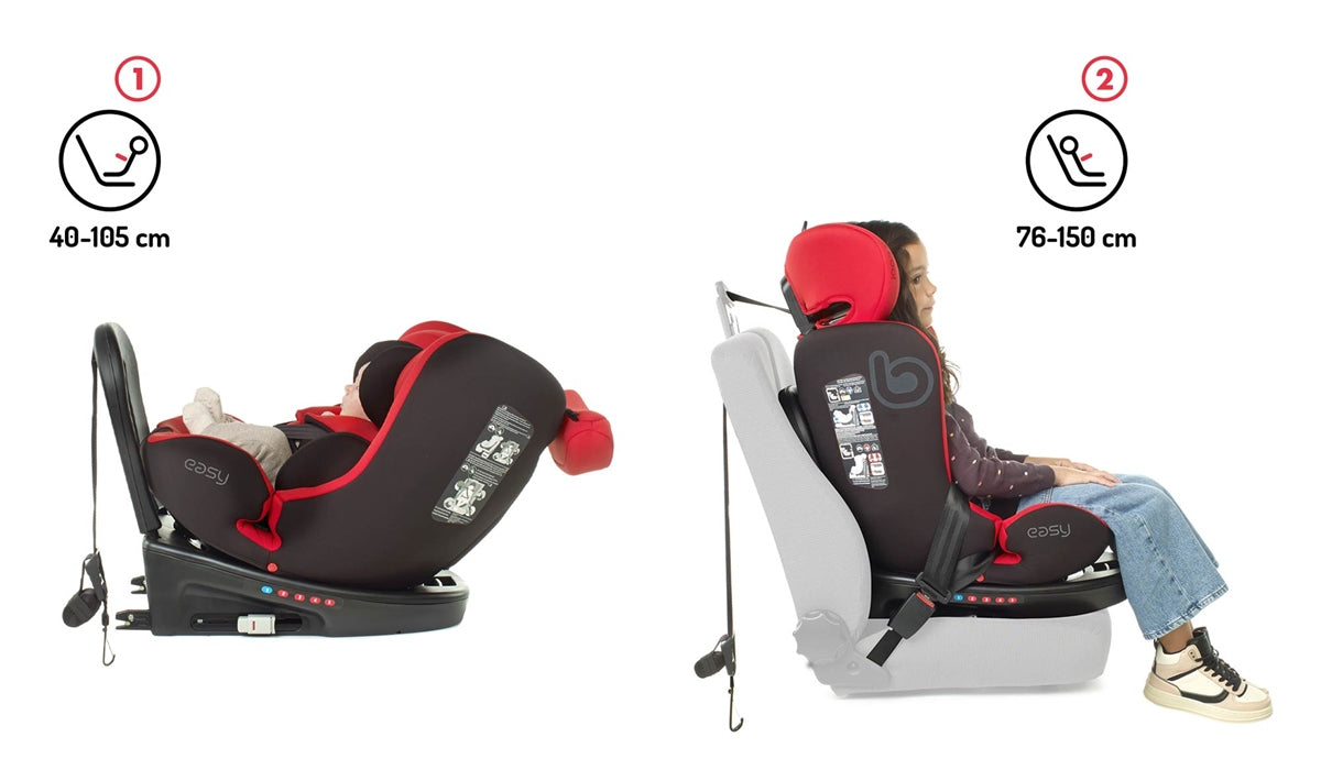 Be Cool Easy Car Seat, i-Size 40-150cm, 0-12 years