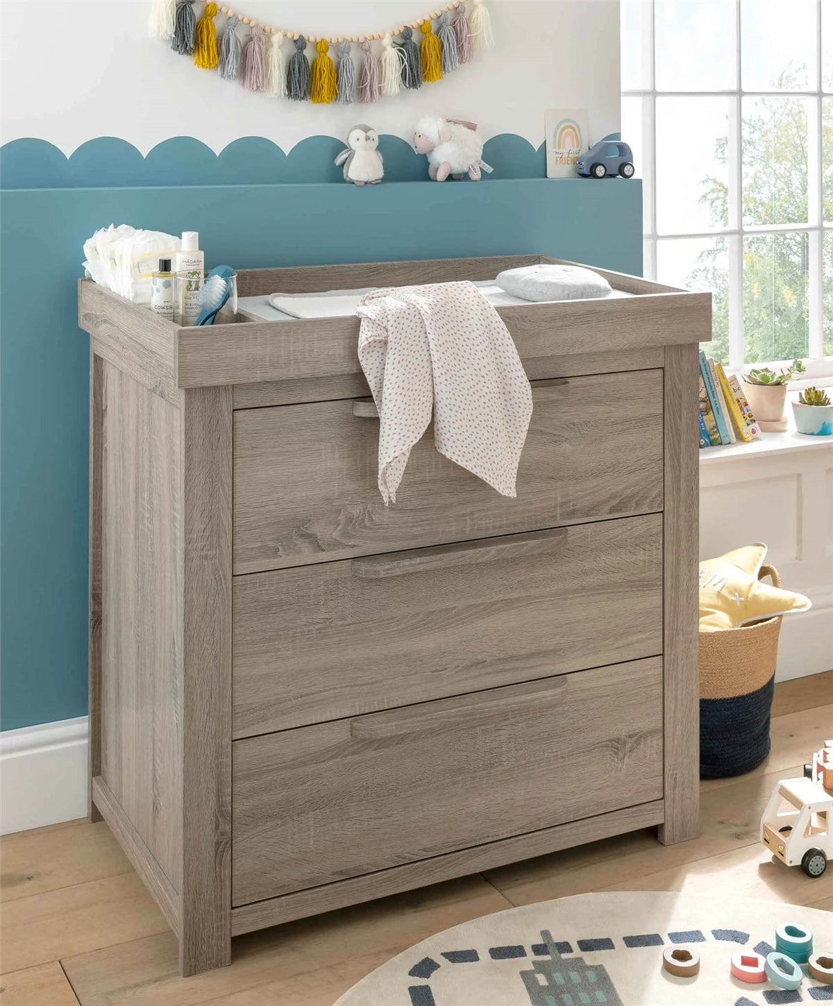 Mamas & Papas Franklin 3 Drawer Dresser & Changing Unit