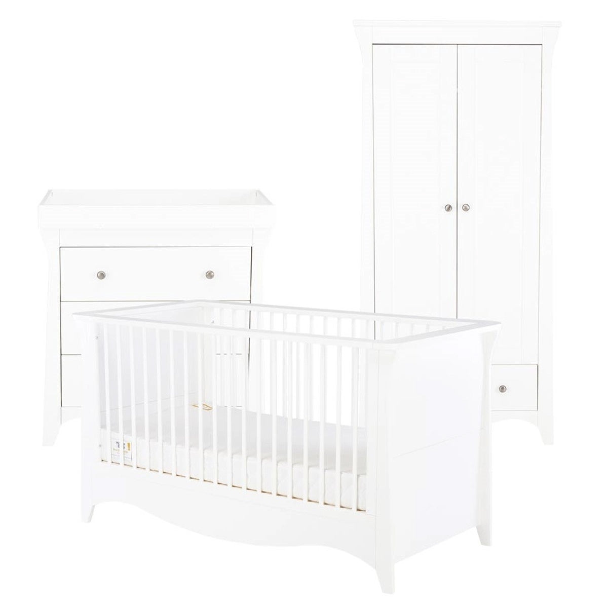 CuddleCo Clara 3 Piece Nursery Furniture Set
