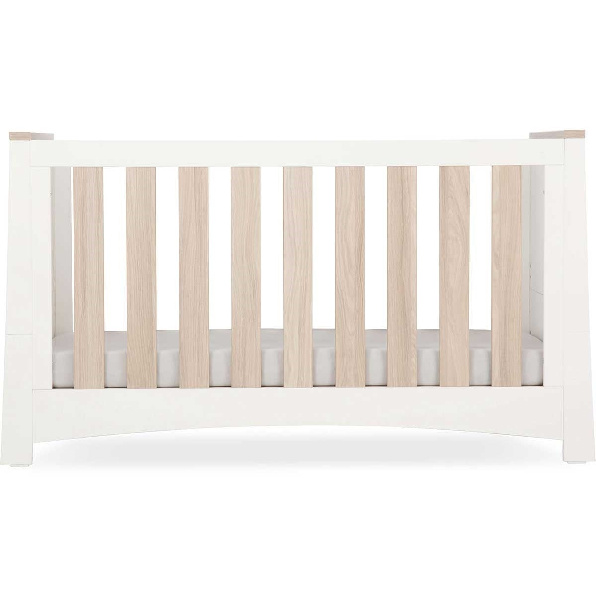 CuddleCo Ada 2 Piece Nursery Furniture Set, White/Ash
