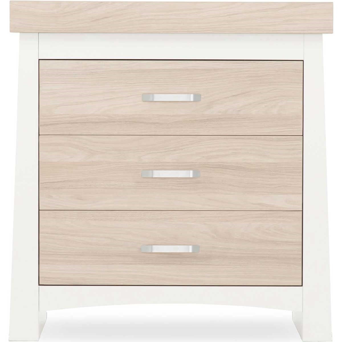 CuddleCo Ada 2 Piece Nursery Furniture Set, White/Ash