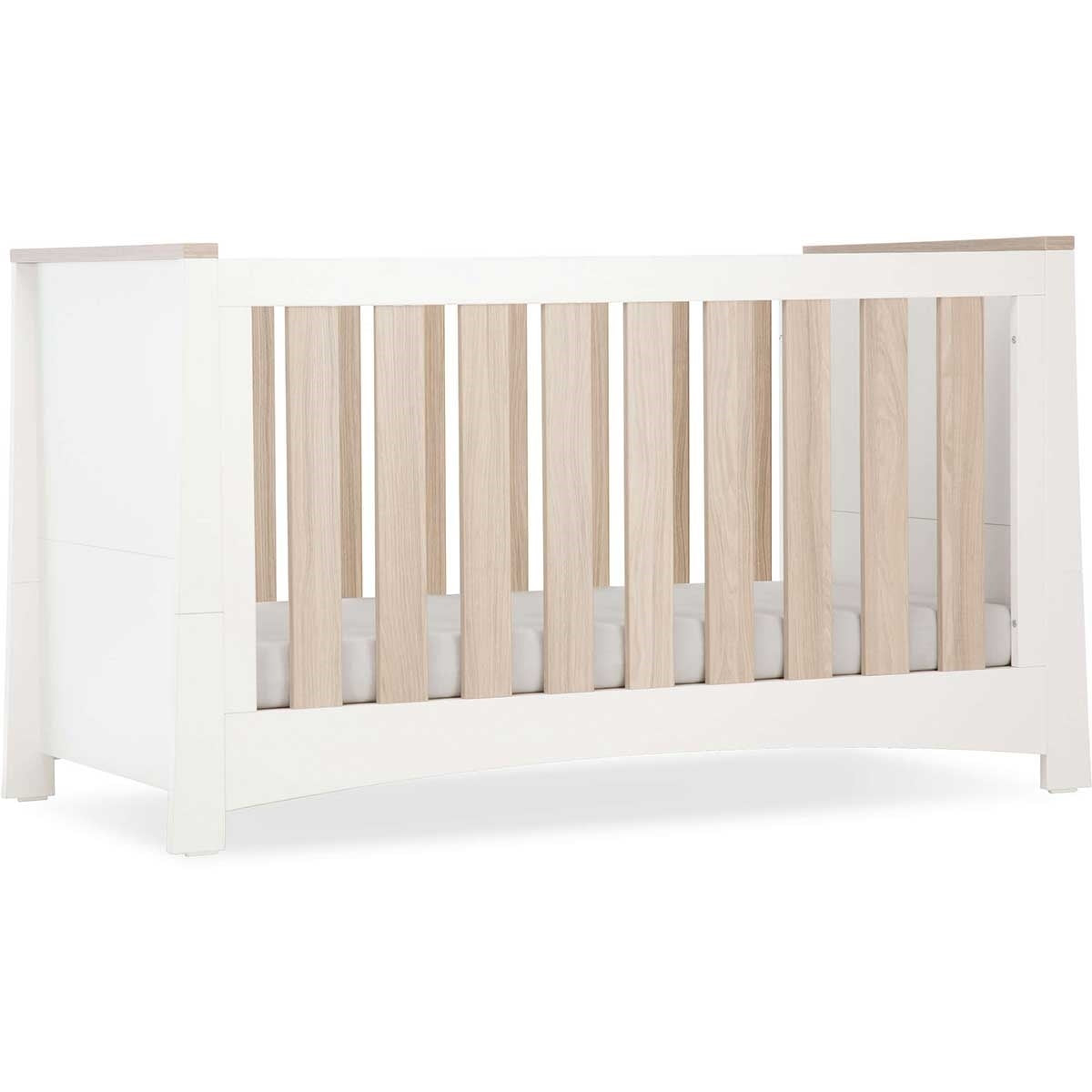 CuddleCo Ada 2 Piece Nursery Furniture Set, White/Ash