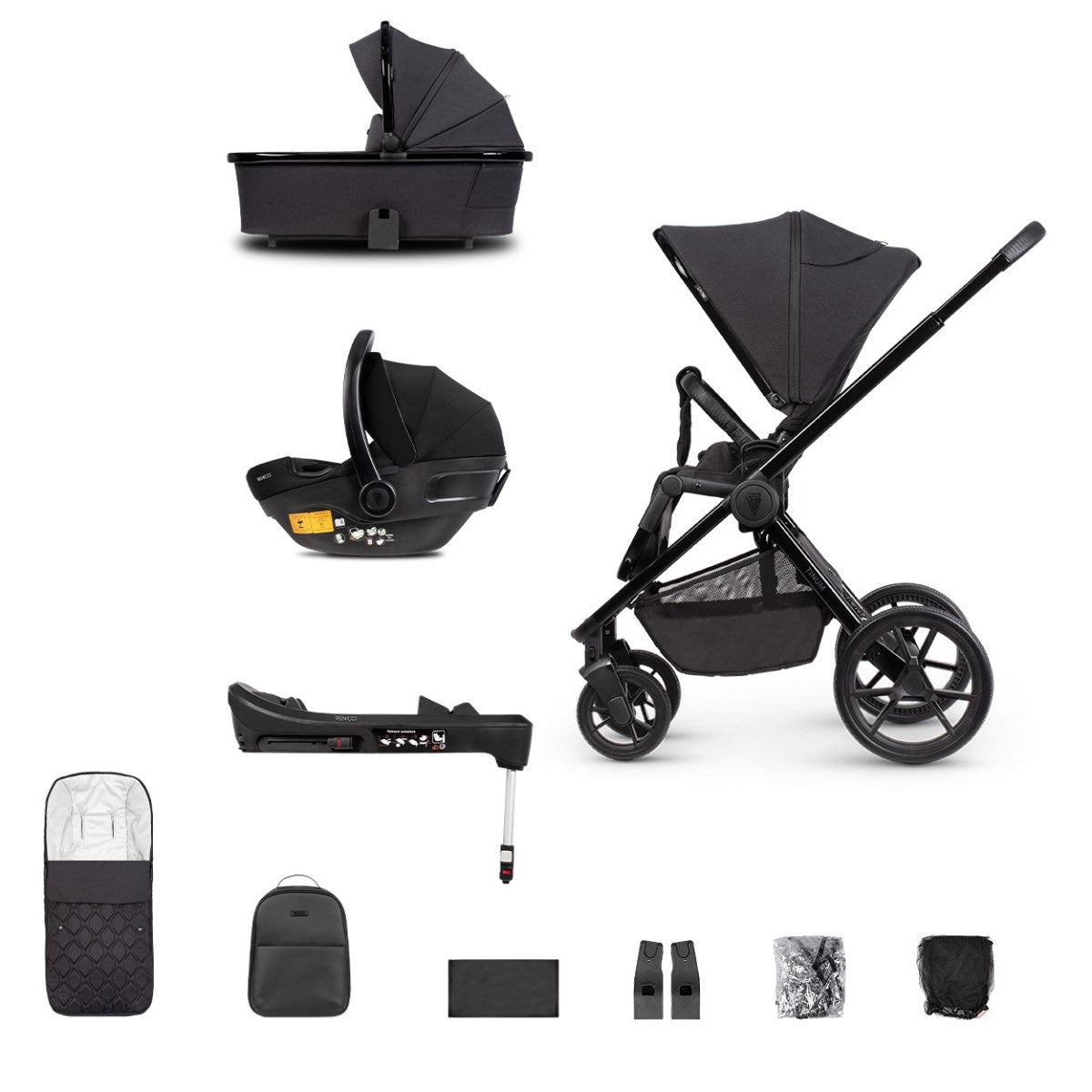 Venicci Tinum Edge 3in1 + Isofix Base Complete Travel System Bundle