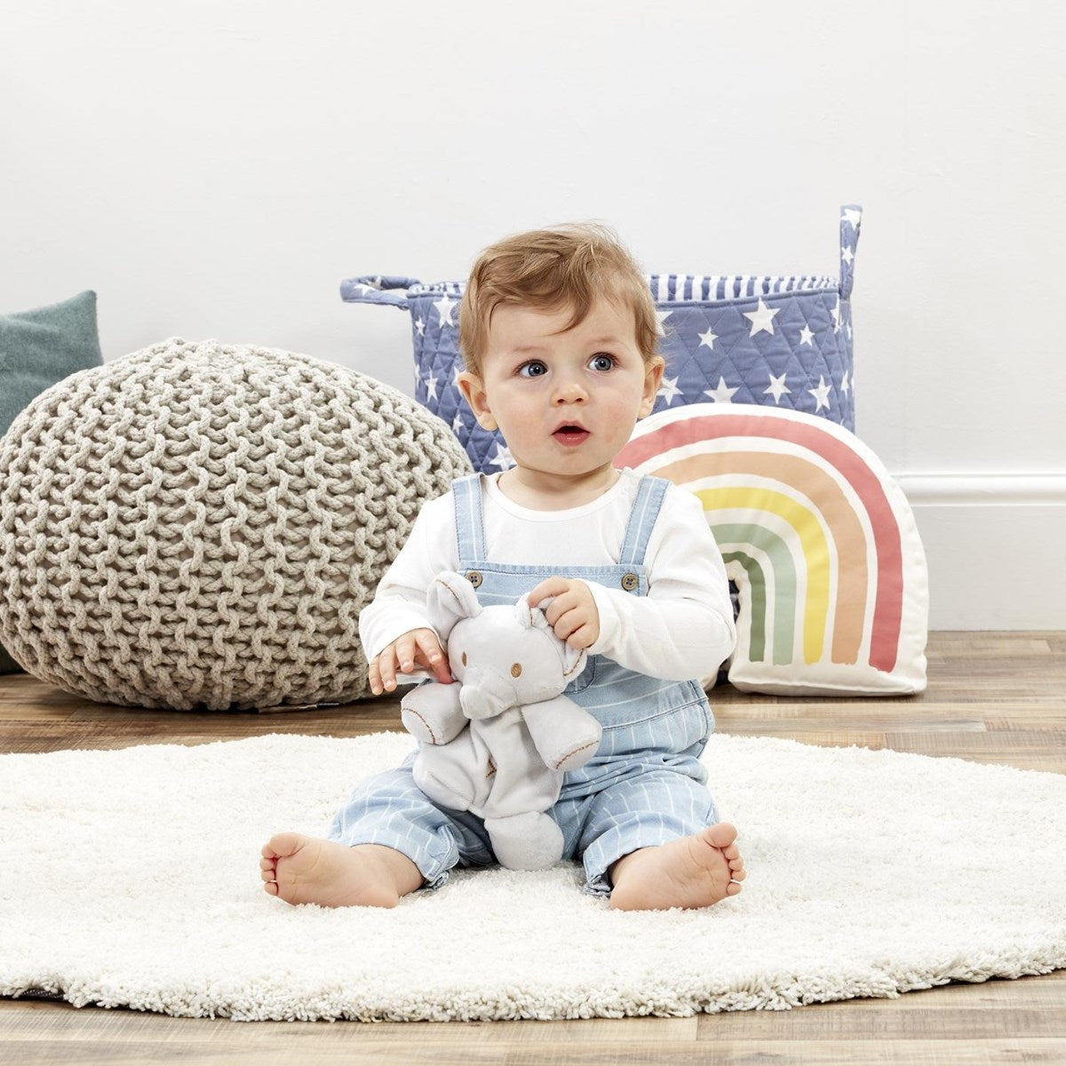 Rainbow Designs Safe & Soft Snuggle Crinkle Toy