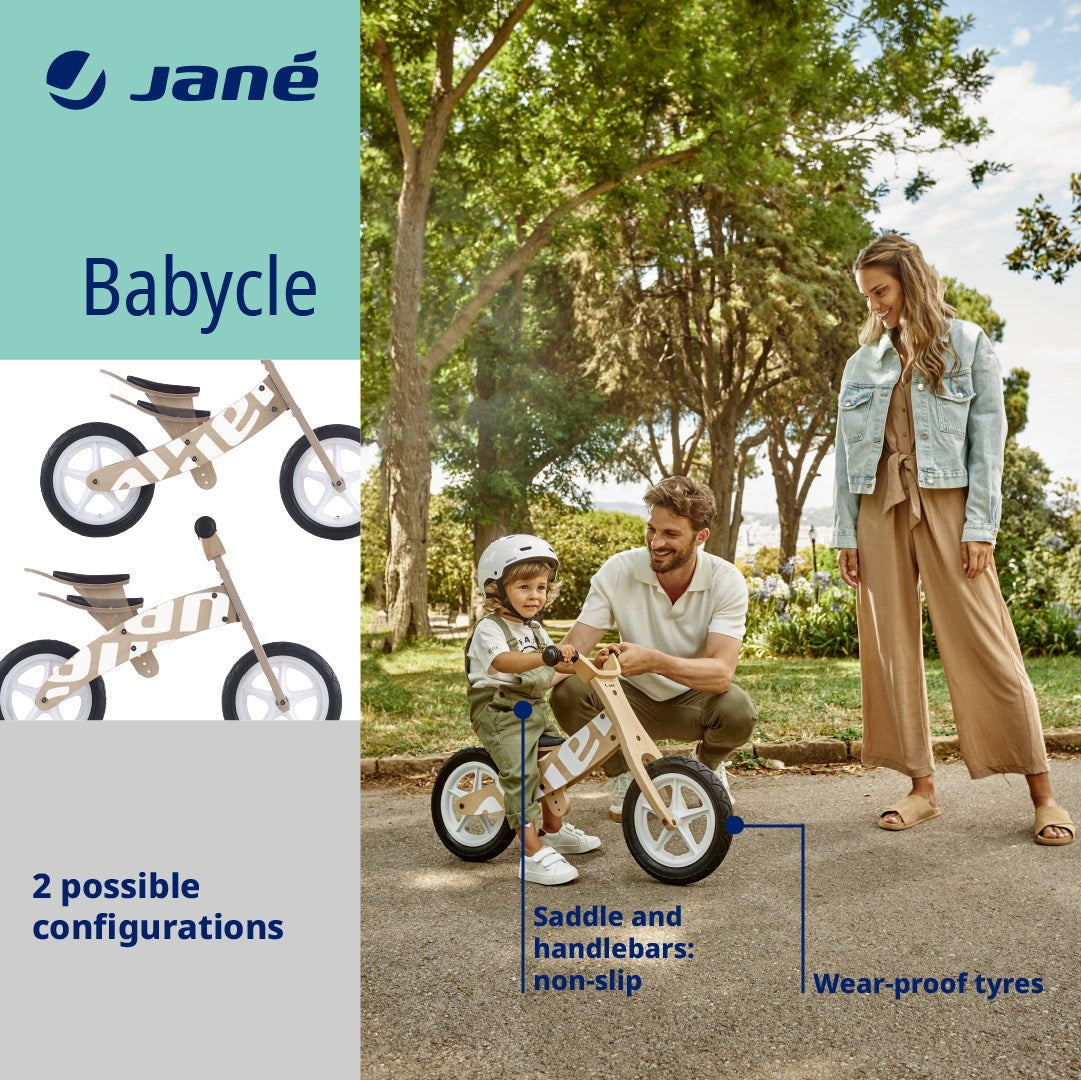Jane Babycle Wooden Balance Bike for 2 years+