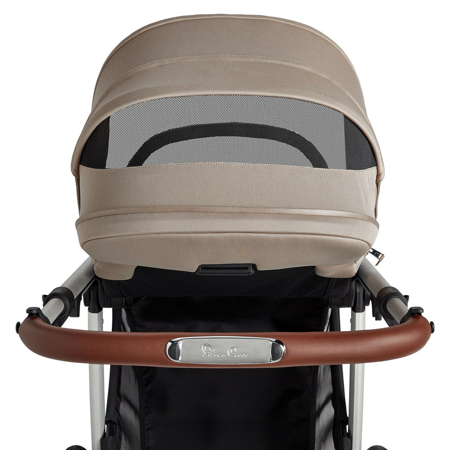 Silver Cross Tide 3-in-1 Dream Travel System + Free Accessories Pack Bundle, Stone