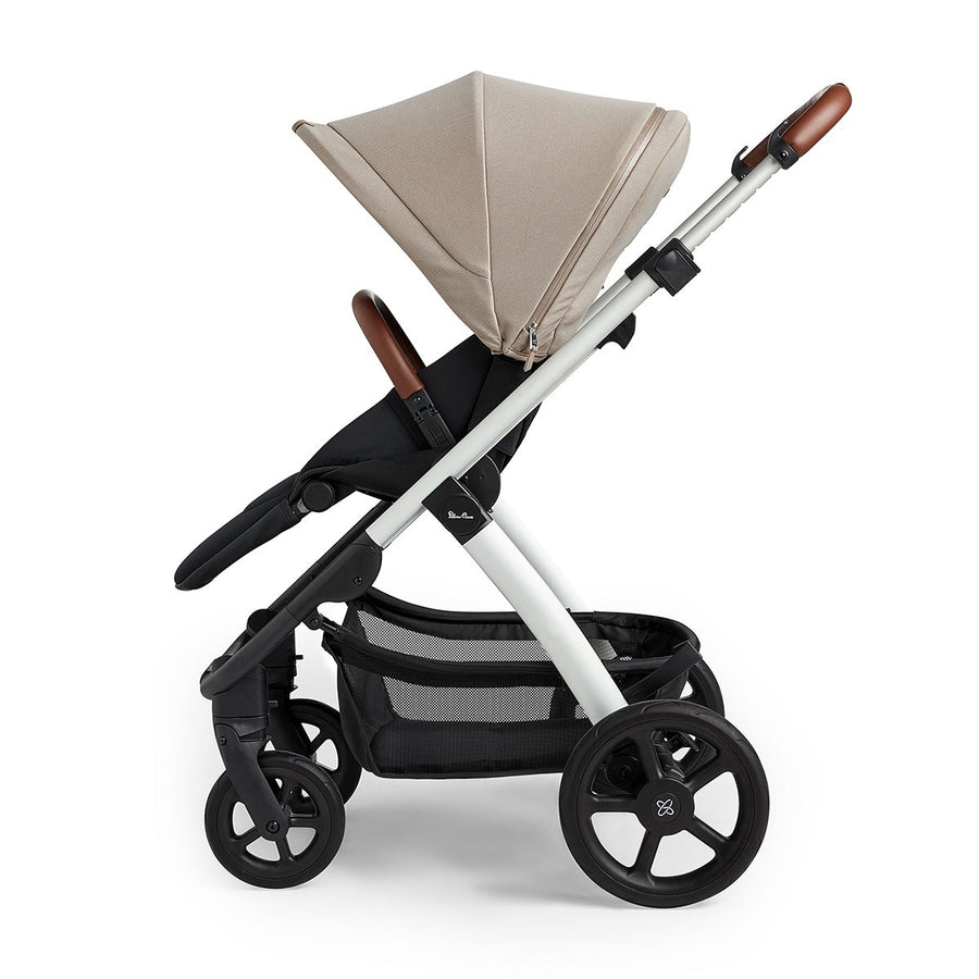 Silver Cross Tide 3-in-1 Dream Travel System + Free Accessories Pack Bundle, Stone