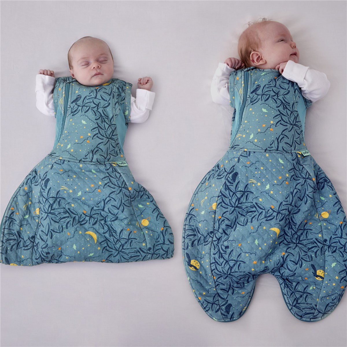 PurFlo Swaddle To Sleep Bag, 2.5 Tog, 0-4 months, All Seasons