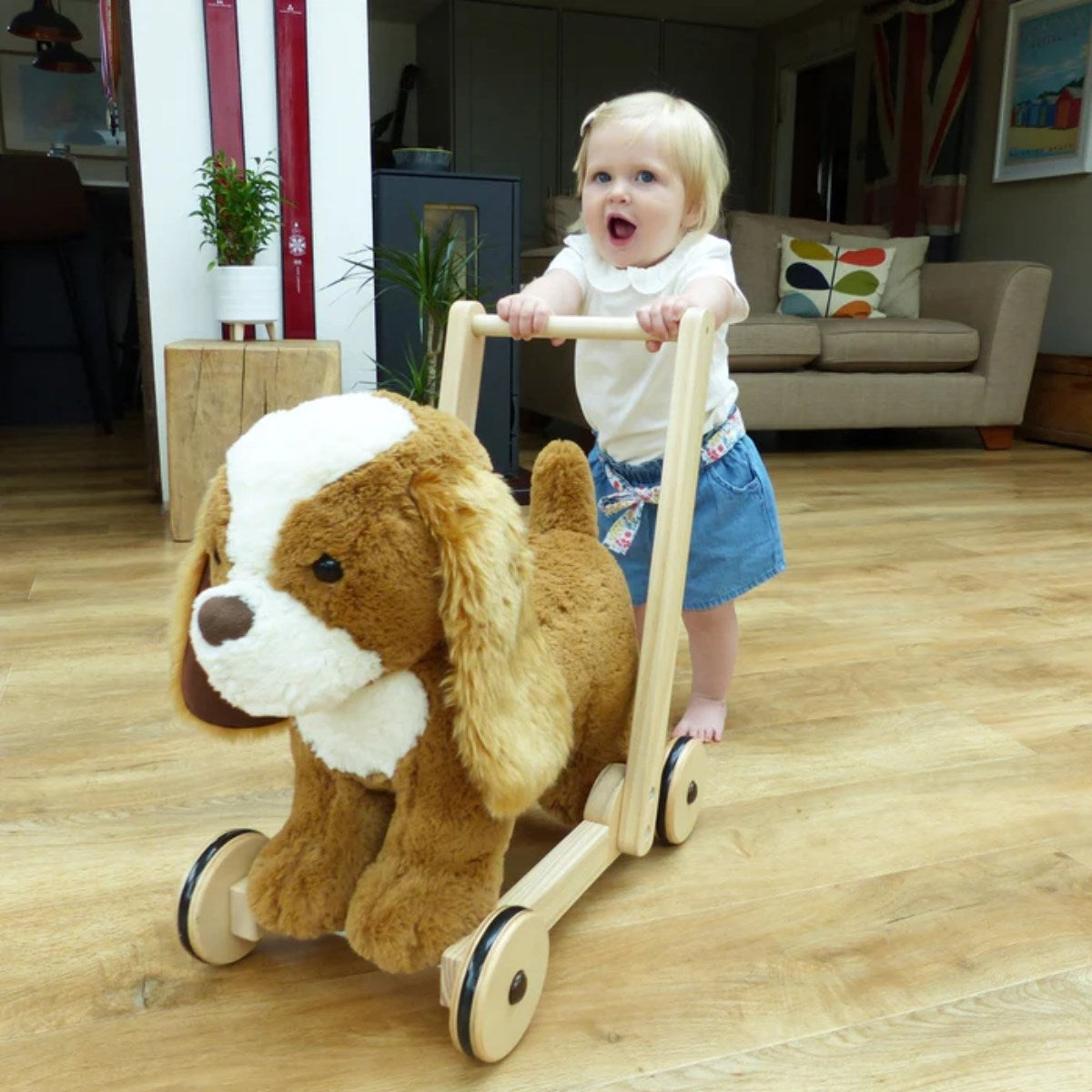 Little Bird Told Me Peanut Pup Baby Walker