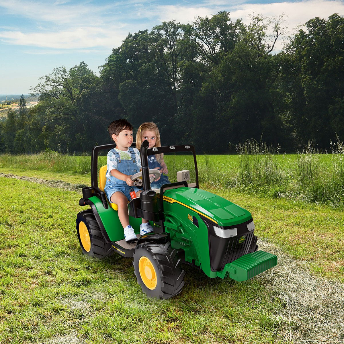 Peg Perego John Deere Dual Force, 12 Volt Electric Tractor, 3+ years