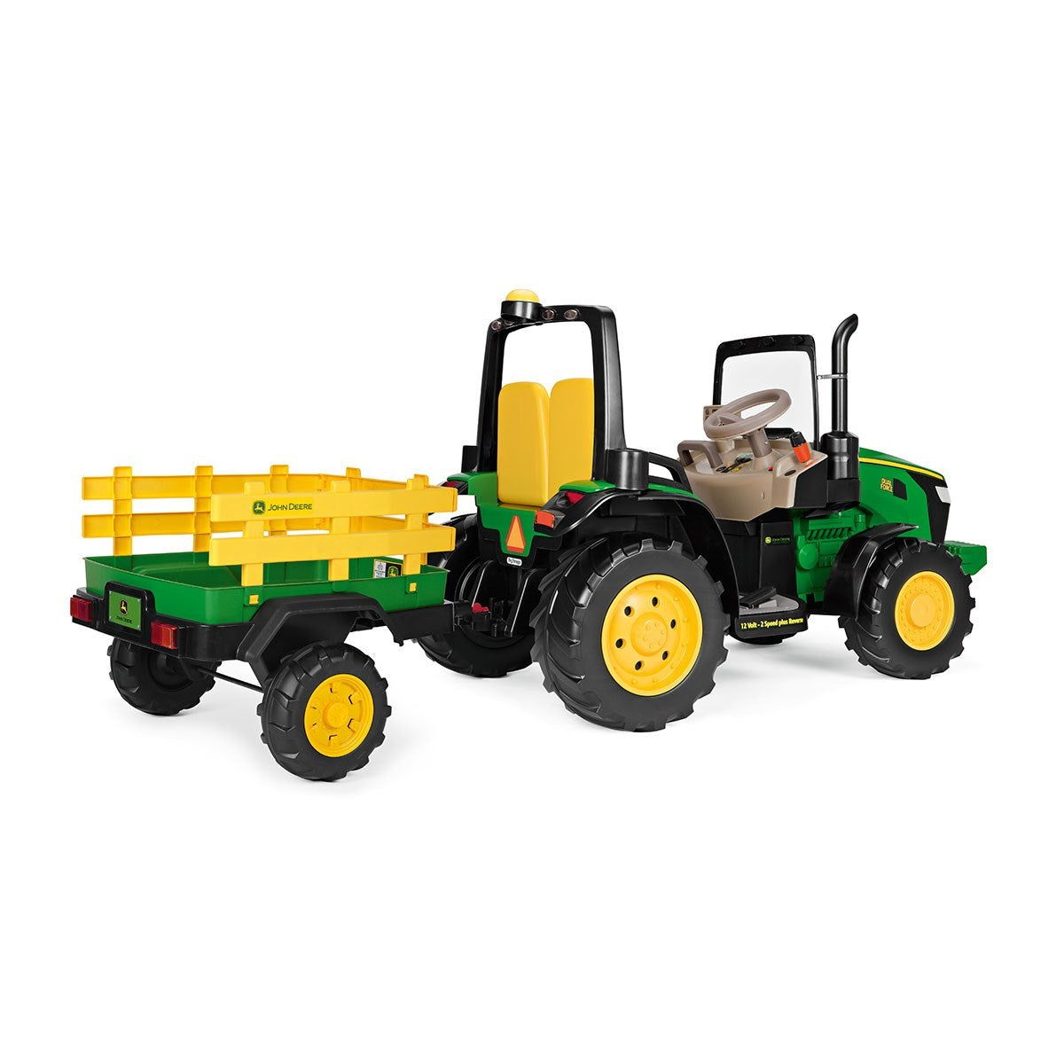Peg Perego John Deere Dual Force, 12 Volt Electric Tractor, 3+ years